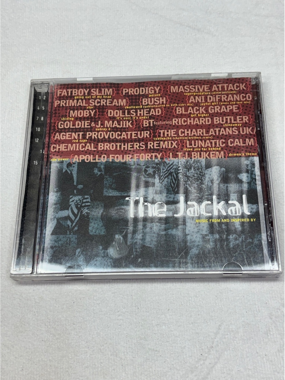 The Jackal Soundtrack CD - Music from and Inspired by the Film, MCA Records, 90s